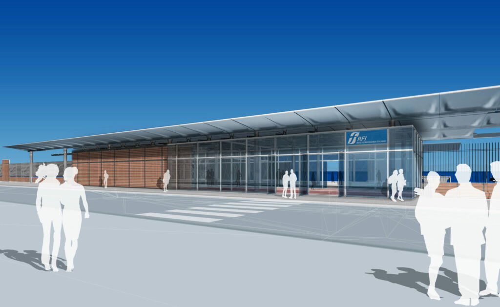 Petites et moyennes gares voies ferrées italiennes_RFI, Italie